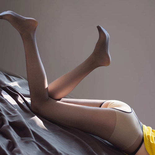 私调「一线免脱」丝袜女性感夏超薄0d透明黑丝袜防勾丝透明连裤袜