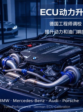 德国工程师ECU特调动力升级改装BMW奔驰奥迪保时捷上门远程服务