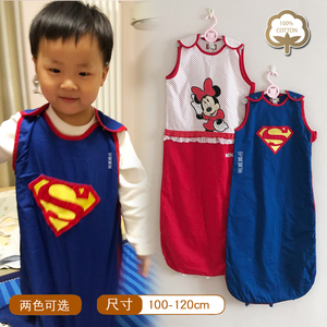 【好货推荐】出口好货宅家娃娃都有自留的超人米老鼠造型全棉睡袋