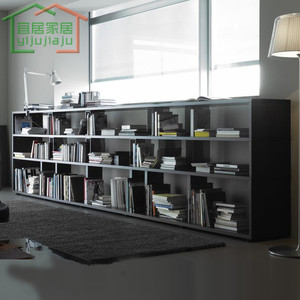 促【YIJU家具】北欧简约风格  板式格子书架订制 现代单个书柜 SG