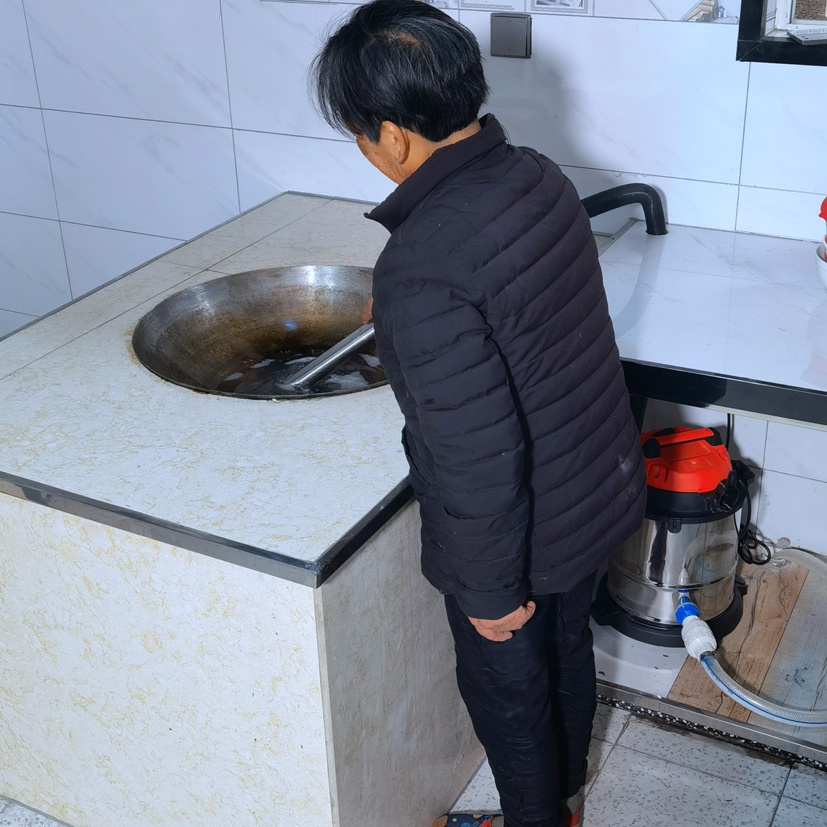 柴火灶真空大全土灶农村洗锅水吸水神器抽水机污水泵真空厨房吸尘