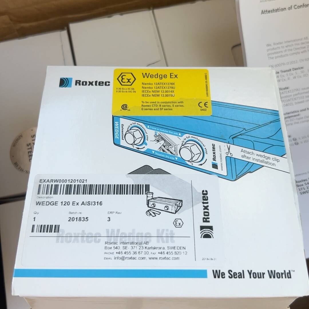 Roxtec烙克赛克 WEDGE 120EX AISI316议价 维修！！！