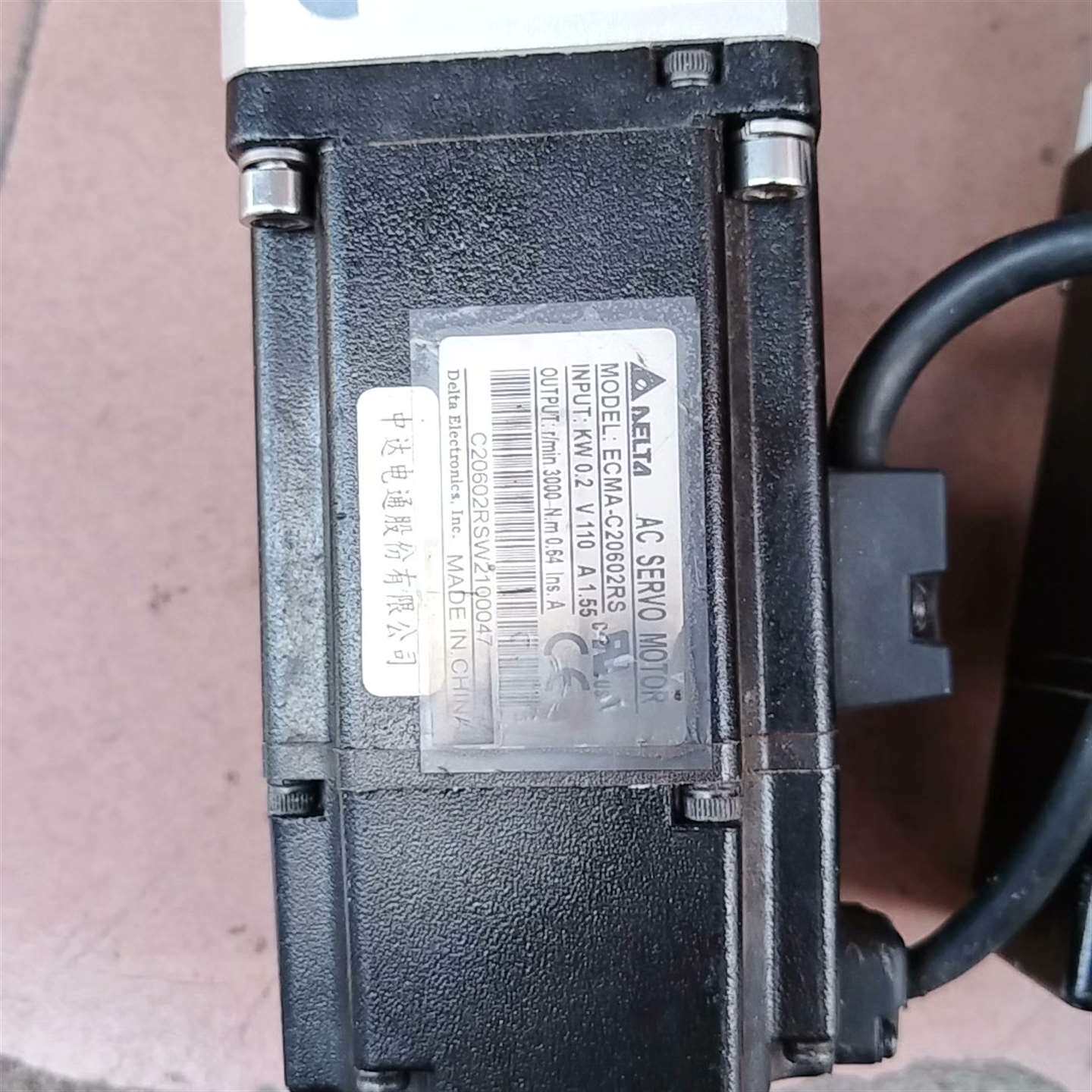 ECMA-C20602RS200w电机一台议价及维修！