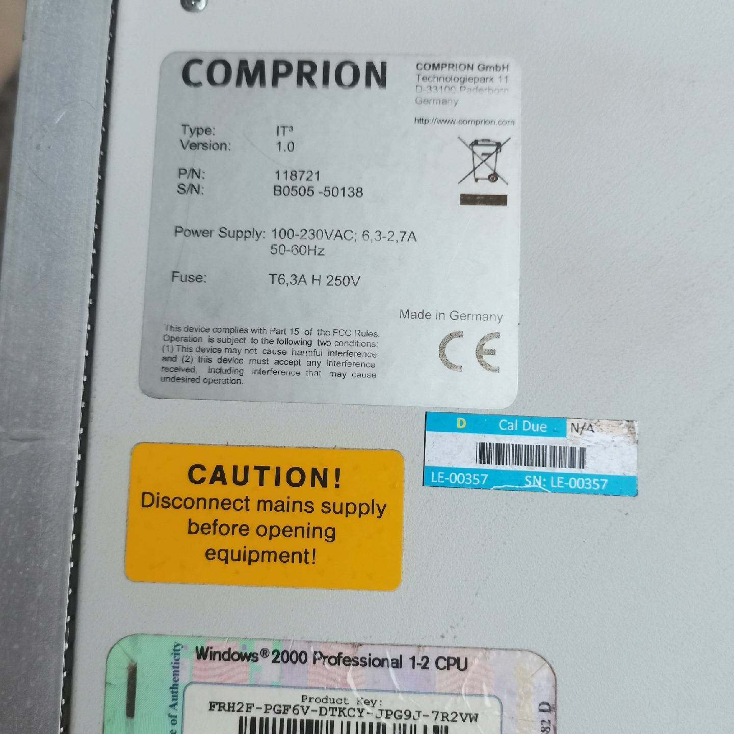 COMPRION一致性测试系统 IT3协议价 维修！！！