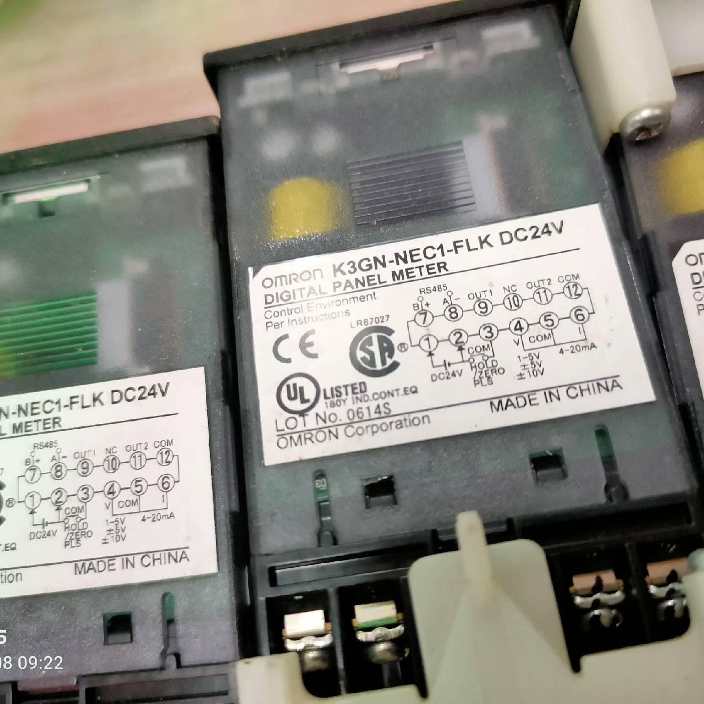 K3GN-NEC1-FLK DC24V有9个，一个120议价 维修！！！
