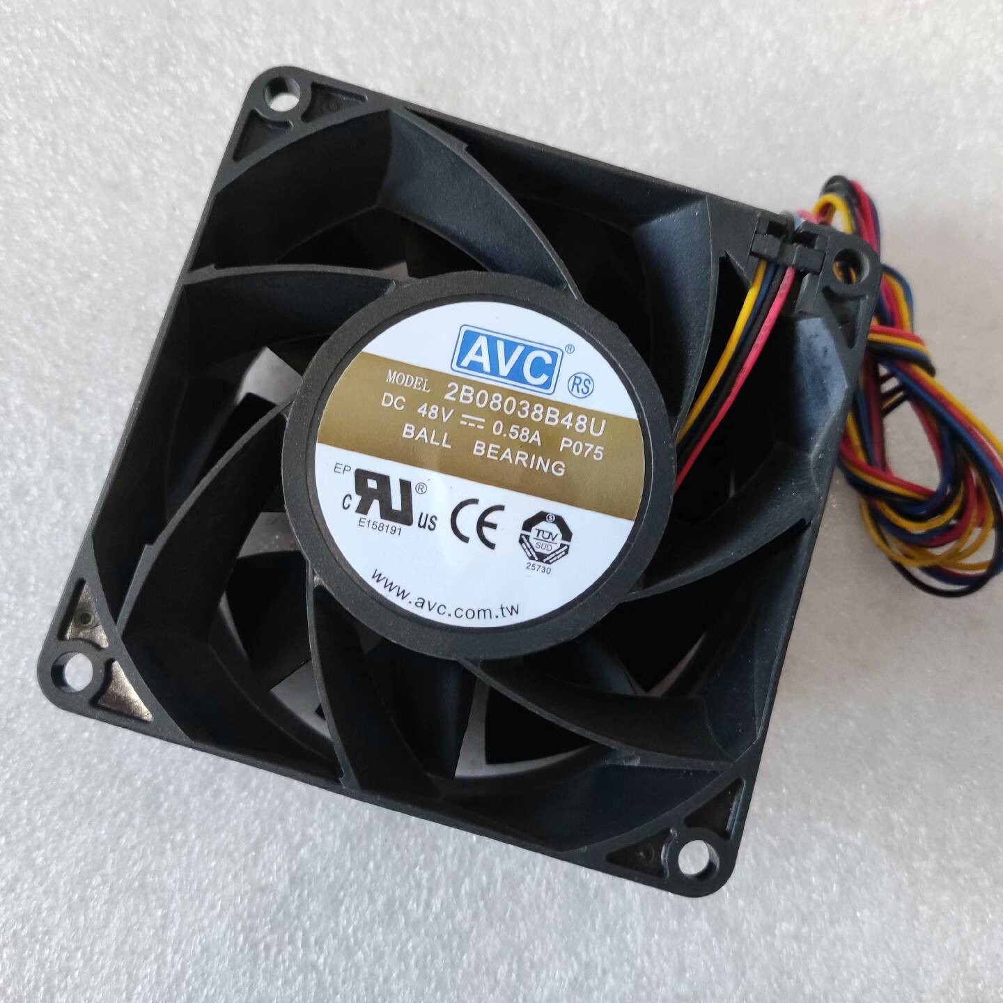 AVC 散热风扇 2B08038B48U  48v 0.58议价 维修！！！