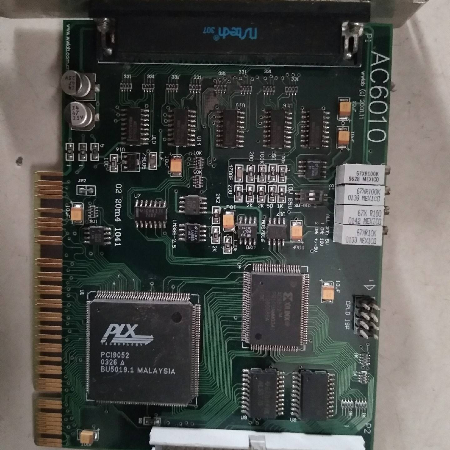 PCI工业设备卡  AC6010 PLX PCI9052议价 维修！！！