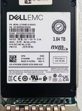 Dell EMC PM1733 3.84T NVME固态硬盘议价 维修！！！
