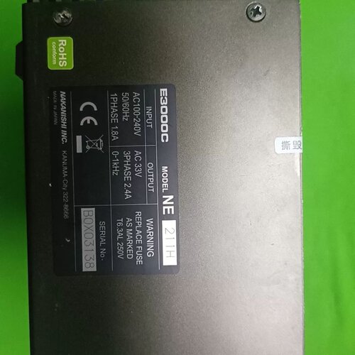 中西E3000C伺服驱动器，型号NE211H，原装正品，拆机议价及维修！