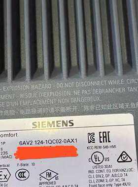 6AV2124-1QC02-0AX1KP1500 Co议价及维修！