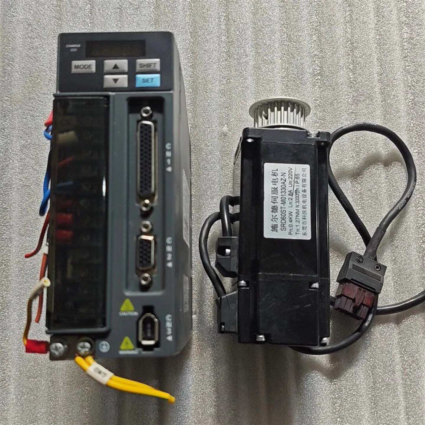 施尔德400W伺服电机原装拆机近议价及维修！