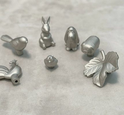 铸铁珐琅锅锅钮STAUB通用卡通动物锅盖提手实心304不锈钢锅盖顶珠