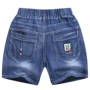 Quần short bé trai denim hè 2019 phiên bản Hàn Quốc mới của quần áo cotton trẻ em rộng rãi trong bộ đồ trẻ em mỏng manh - Quần jean quần yếm cho bé gái