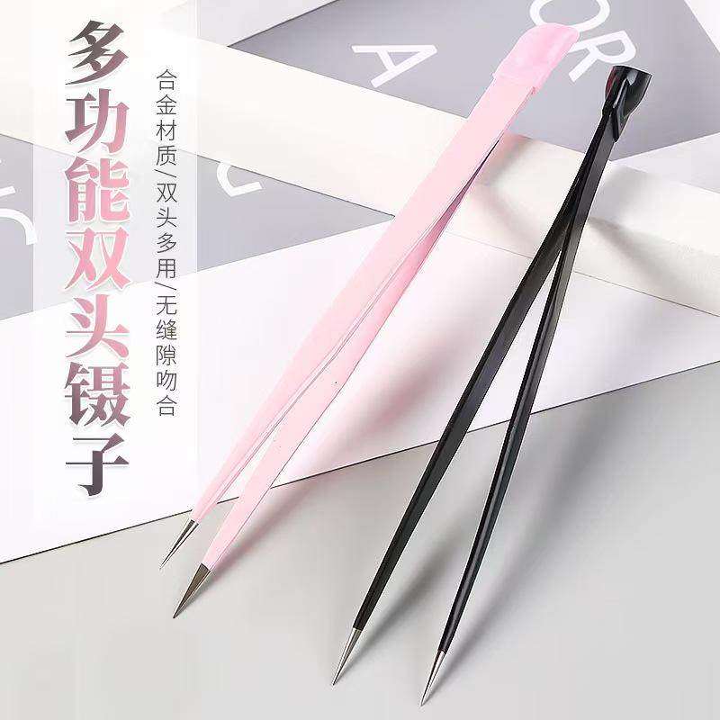 美甲多功能双头两用镊子带硅胶按压头尖头防静电夹钻粘钻专用工具,彩妆/香水/美妆工具,美甲工具,淘宝优惠券,粉丝福利购,淘宝优惠卷