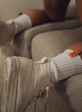 【NOBLEST】【SIR】青年中长筒袜子男士纯色条纹四季袜潮男士长袜