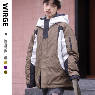 韦氏旗下VISFLY亲子男女童冲锋衣两件套羽绒内胆中大羽绒服142727