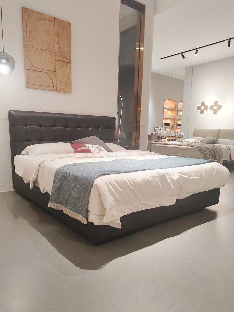 格子床真皮意式