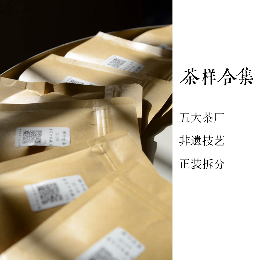 茶样试喝四川黑茶雅安藏茶芽细康砖金尖五大茶厂紧压砖茶小圆饼茶