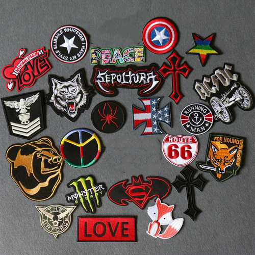 刺绣布贴徽章小号补丁贴衣服