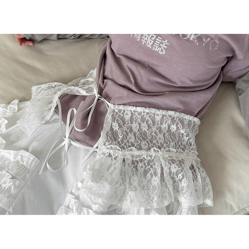 floral lace wrap skirt