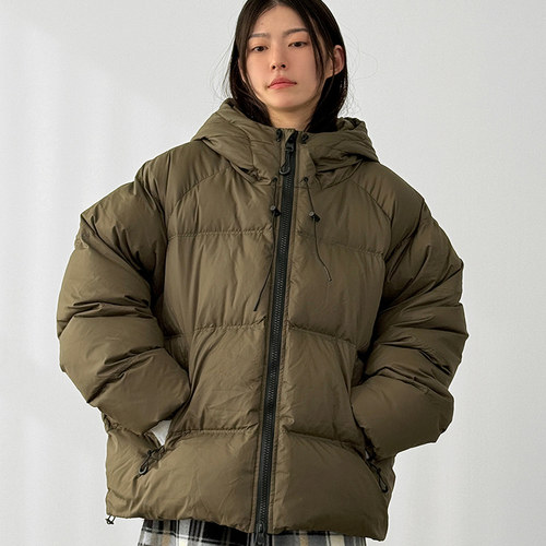 oversize hood padding jumper (unisex)