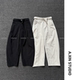 抗皱宽松阔腿弯刀百搭休闲裤 男士 春季 长裤 设计感弹力休闲裤