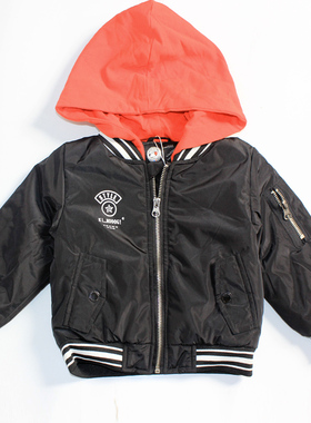 乖乖狗男童棉衣男宝宝夹克秋冬带帽棉服上衣外套841235