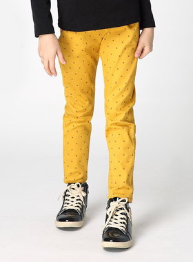 海威迩品牌童装女宝长裤春款女童棉质弹力修身裤50处理253602