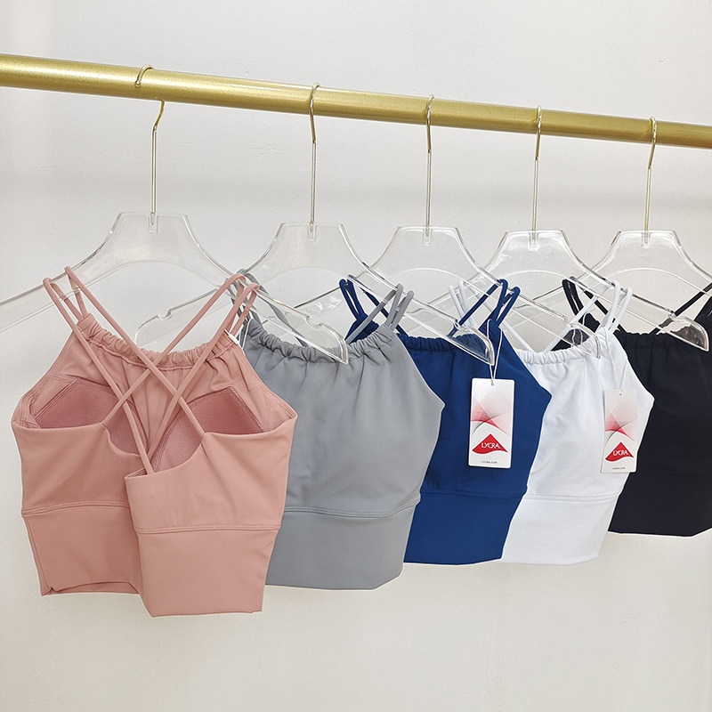瑜伽吊带背心女外穿运动美背文胸固定一体式内衣内搭打底挂脖上衣,运动服/休闲服装,运动文胸,淘宝优惠券,粉丝福利购,淘宝优惠卷