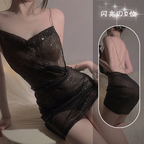 性感睡衣女夏季冰丝蕾丝2024