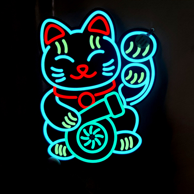 招财猫爱心车贴风挡侧贴