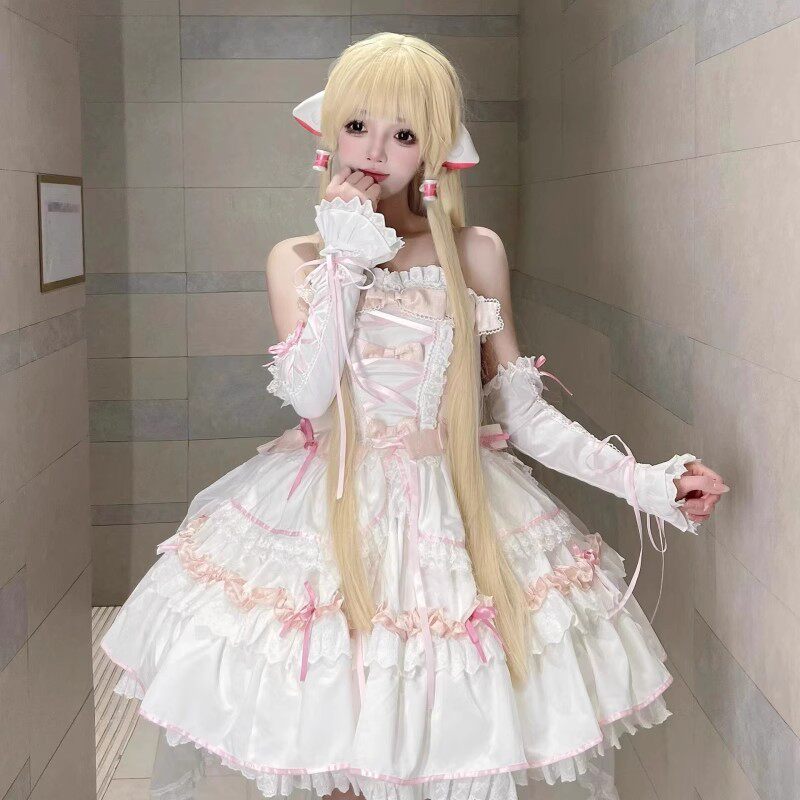 假发女小叽cosplay漫展假毛长刘海100cm长直发毛娘造型Lolita万用