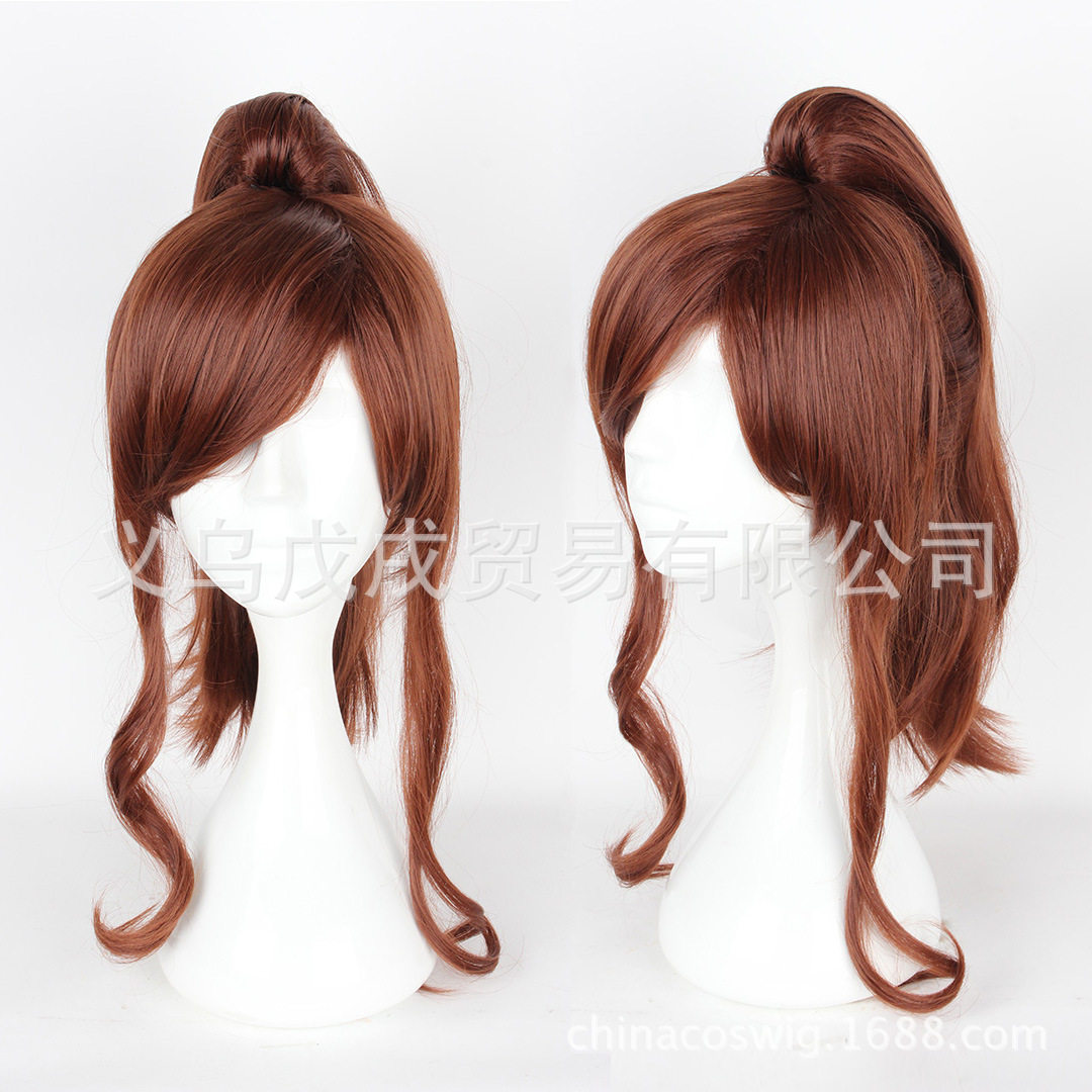 新款 美少女战士/木野真琴/木星/棕色cosplay假发057CWIG-057C