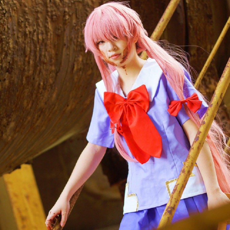 新款 未来日记我妻由乃cosplay动漫服装夏季校服舞