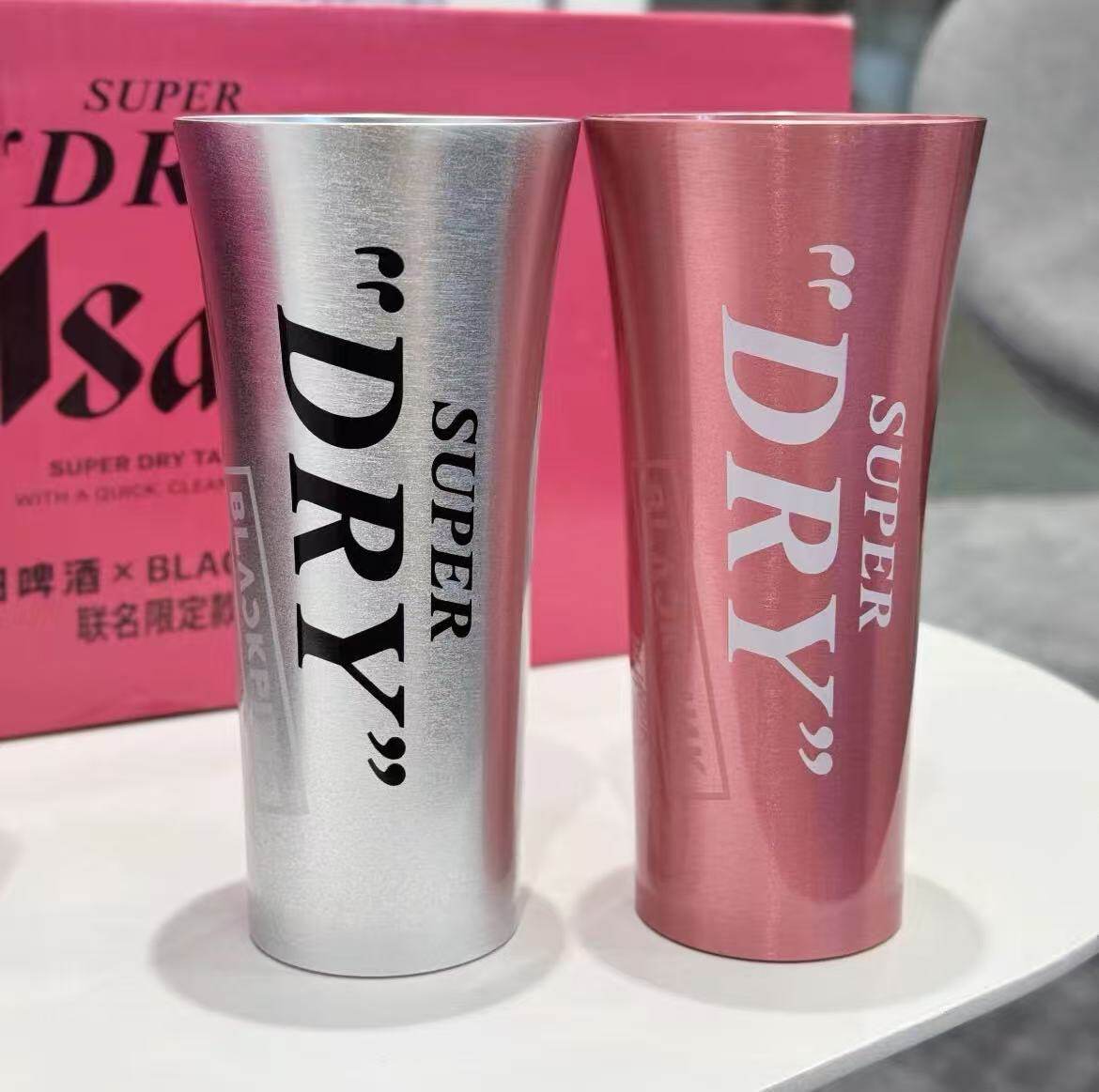 BLACKPINK朝日联名变色啤酒杯图片