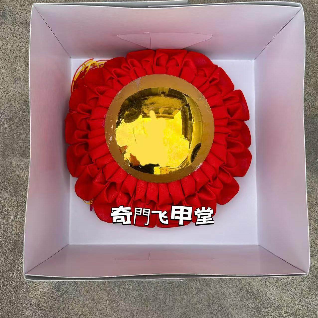 7号神红球大红花球挂红红布球金花供佛用品佛具神台装饰春节,特色手工艺,道教工艺品,淘宝优惠券,粉丝福利购,淘宝优惠卷