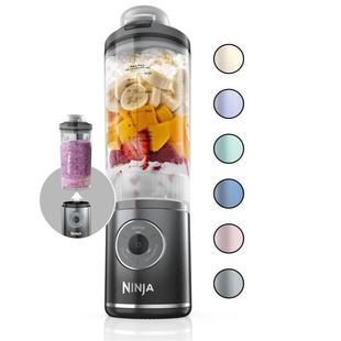美国Ninja 便携式果汁杯榨汁机碎冰奶昔充电式搅拌器2代BC251