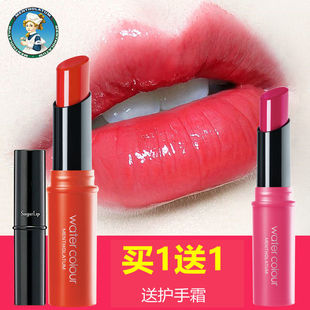 曼秀雷敦水彩润唇膏变色口红唇彩保湿滋润补水女有色唇膏淡彩学生