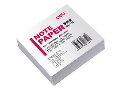 Deli/得力7701便签纸 便签条 便签本 107mm*96mm 300张/包