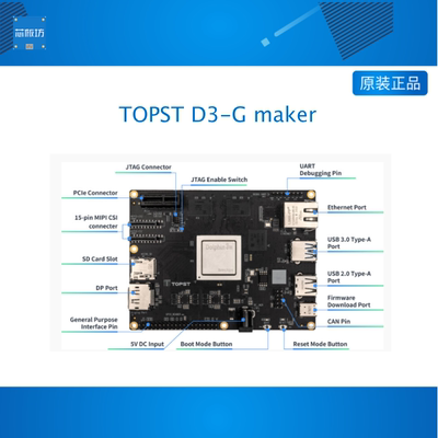 TOPST D3-G maker SBC is powered by Telechips TCT8050