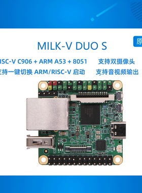 Milk-V Duo S 开发板 C906 RISC-V ARM 算能 SG2000 Arduino