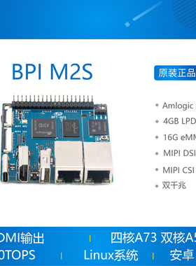 香蕉派 Banana Pi BPI-M2S BPI M2S 开源 开发板 A311D S922x