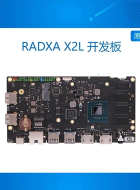 RADXA X2L 英特尔Celeron J4125 四核开发板 支持WIN10 Linux系统