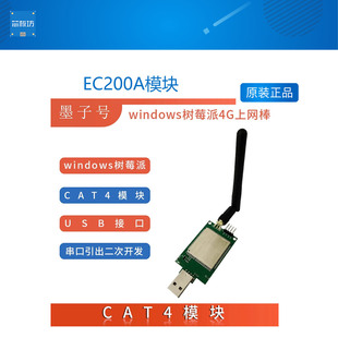 移远EC200A模块板4G上网棒USB dongle树莓派工控机免驱动CAT4网卡