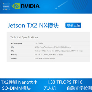 核心模模块 Jetson 英伟达 TX2 模块2021年新品 NVIDIA lanai