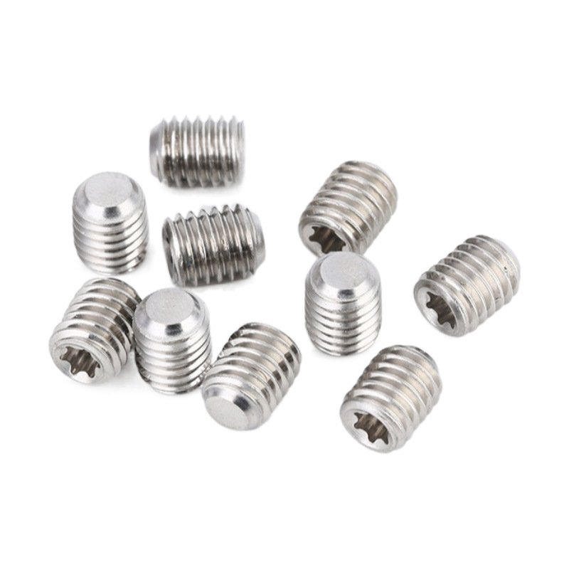 304不锈钢内梅花平端紧定螺丝M3M4M5M6无头止付机米顶丝螺钉