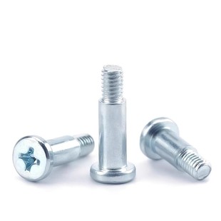 碳钢镀锌十字平头塞打螺丝钉轴肩凸肩等高限位台阶限位螺丝螺栓