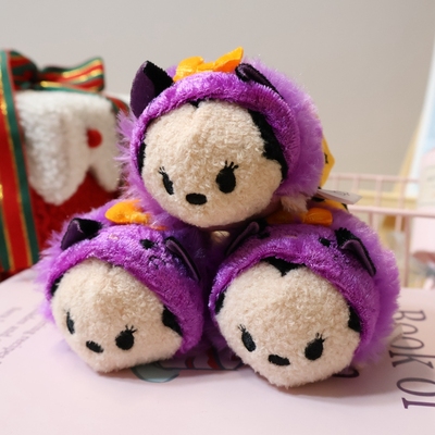 正版tsum毛绒玩具公仔万圣节米妮