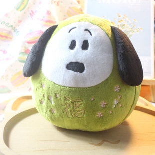 日单 奥拉夫 红色达摩公仔 福字 毛绒玩具玩偶 礼物