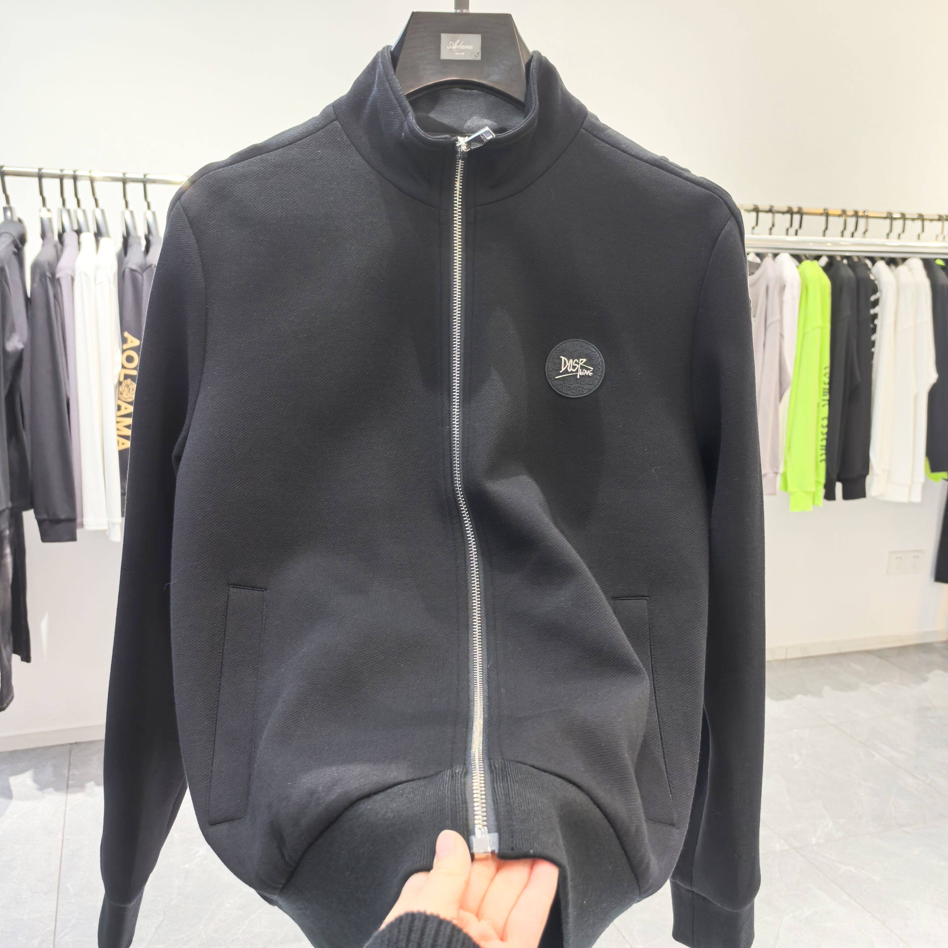 丹西摩dosermo意大利轻奢潮牌秋冬男士棒球夹克外套休闲百搭上衣